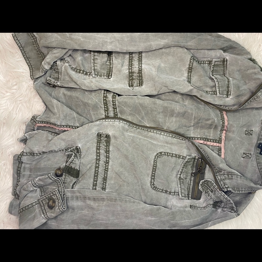 Green army jacket
